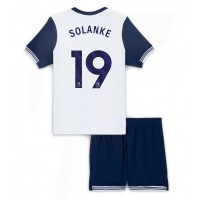 Camiseta Tottenham Hotspur Dominic Solanke #19 Primera Equipación Replica 2024-25 para niños mangas cortas (+ Pantalones cortos)